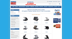 Desktop Screenshot of portables.co.uk